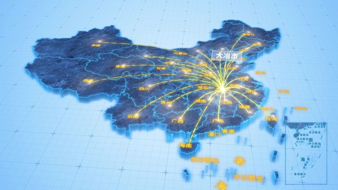 黄石市大冶市辐射全国网络地图