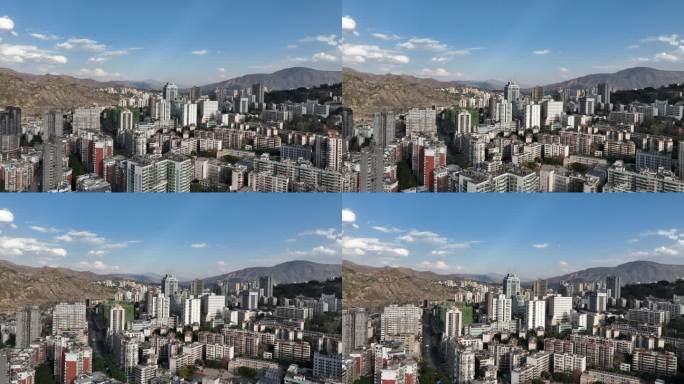 四川攀枝花东区航拍视频