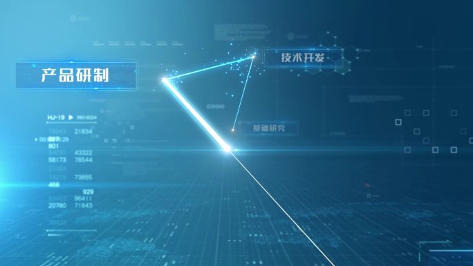 科技点线连线Ae