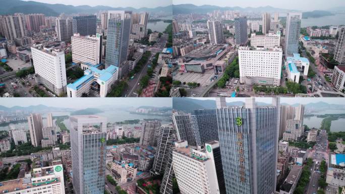 4k黄石中心医院航拍