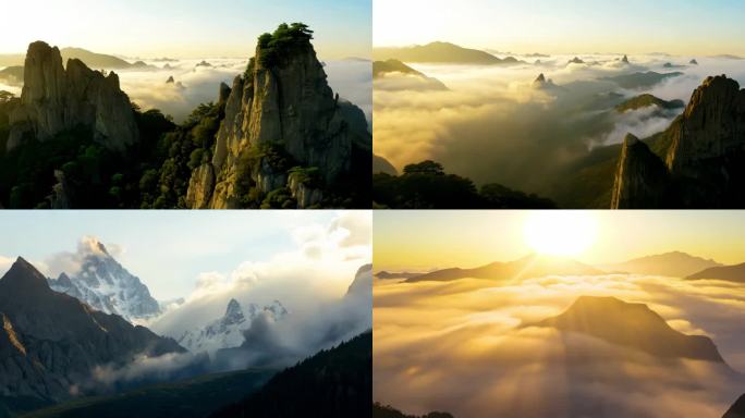 云雾山山巅云海