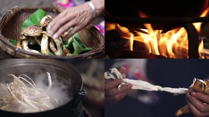 菌子汤 野生菌美食 松茸