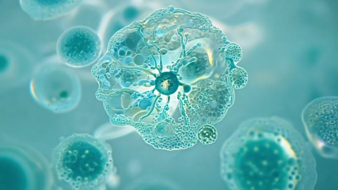 显微镜下的细菌病毒微生物微距特写【合集】