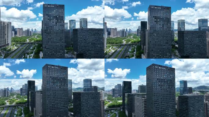 航拍中广核CGN大楼