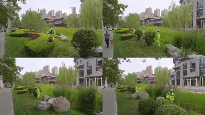 环卫工人园林绿化2
