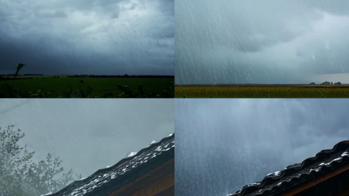 冰雹极端天气