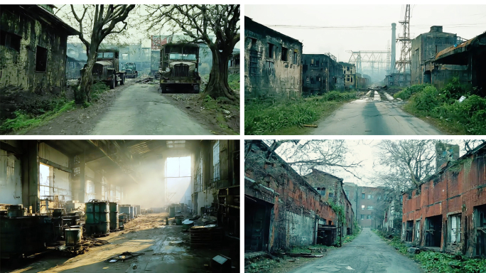 老国企废弃老旧厂房工厂时代记忆