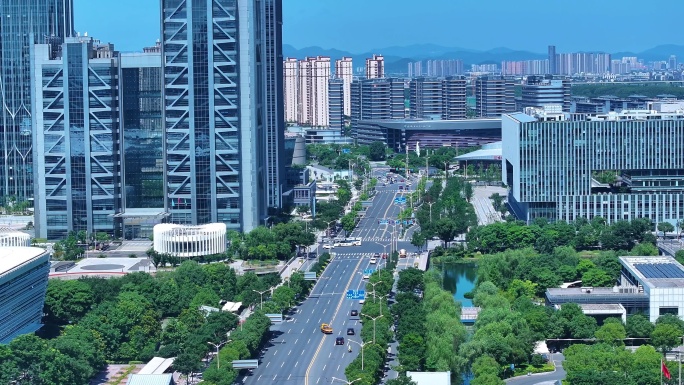 绍兴航拍城市风光大景合集