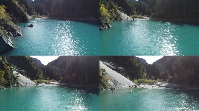川西蓝松湖航拍系列1