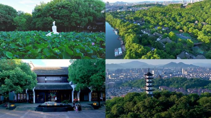 西施故里实拍素材