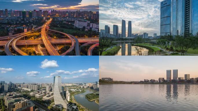4K成都地标延时实拍合集