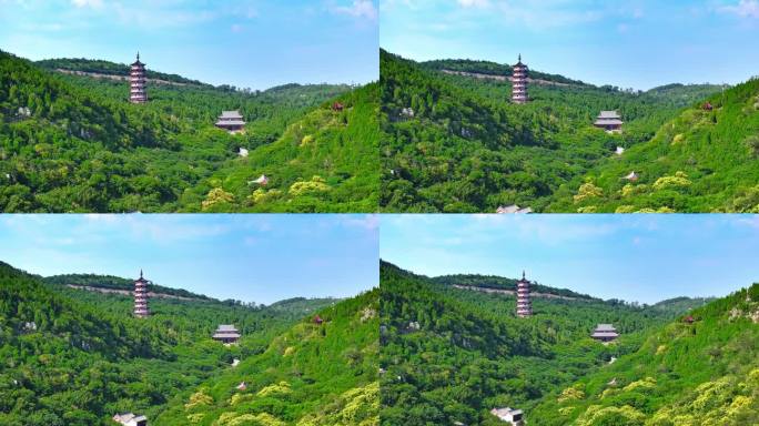 枣庄 峄城 青檀寺 航拍 大景