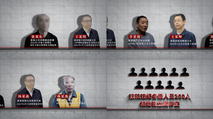 纪检监察 反腐警示教育人物介绍
