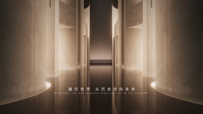 原创概念创意地产大气黑金概念企业图文展示