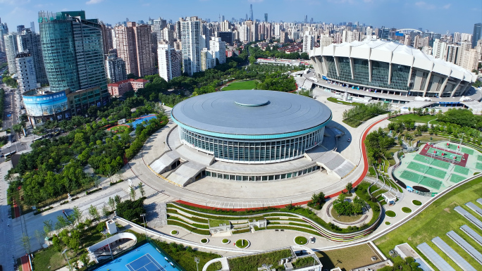 上海市徐家汇商圈 徐汇万体馆 上海体育场