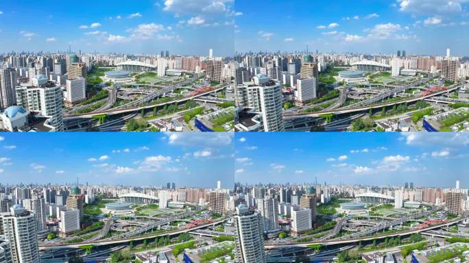 上海市徐汇商圈 漕溪北路立交 上海体育场