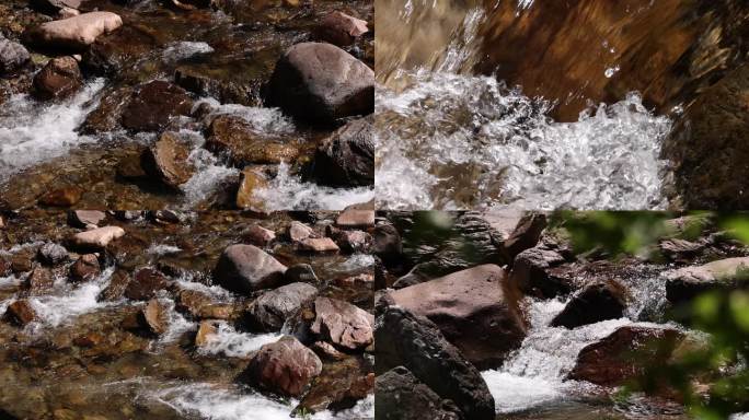 河水溪流山泉河流山水