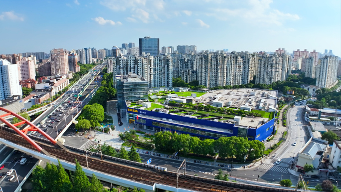 上海徐汇商圈 宜家家居 内环漕溪北路立交