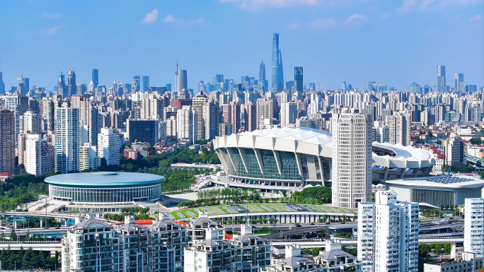 上海市徐家汇商圈 徐汇万体馆 上海体育场