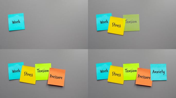 不干胶便条上的否定词