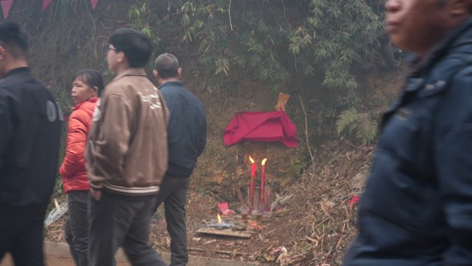 广西农村春节民俗炮期