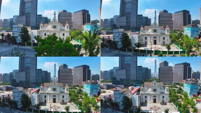 董家渡天主堂 上海绿地外滩中心CBD