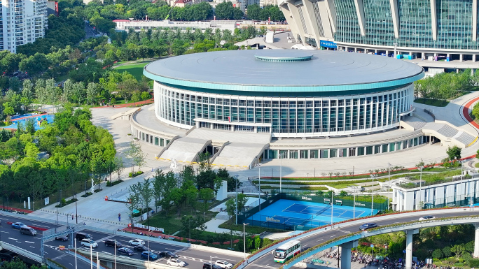上海市徐家汇商圈 徐汇万体馆 上海体育场