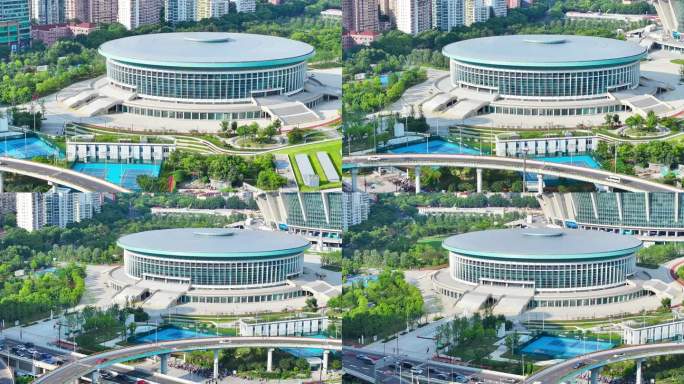 上海市徐家汇商圈 徐汇万体馆 上海体育场