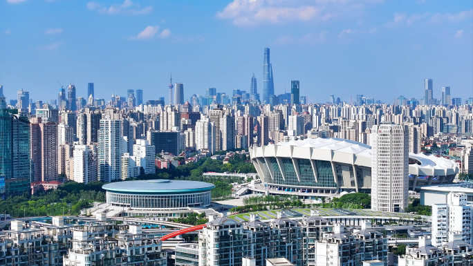 上海市徐家汇商圈 徐汇万体馆 上海体育场