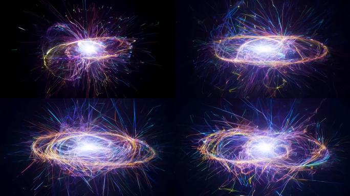 全息唯美光线粒子474号