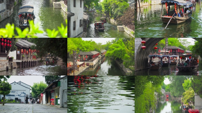【8分钟】南浔古镇 江南水乡 乌篷船