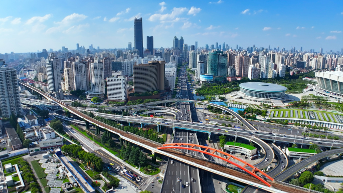 上海市徐汇商圈 漕溪北路立交 徐汇万体馆