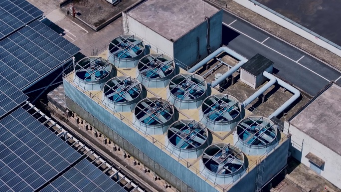 中央空调 通风系统 商场 屋顶 空调外机