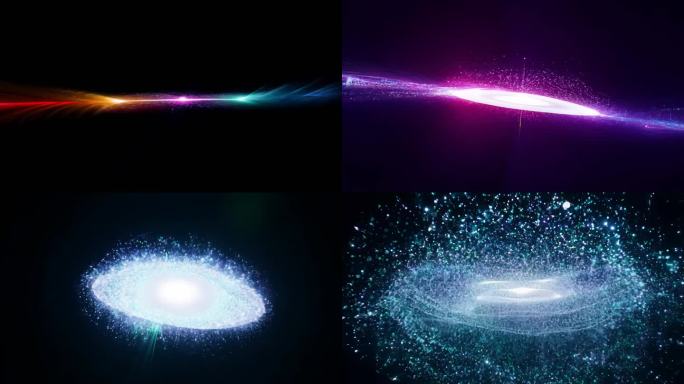 全息唯美光线粒子461号