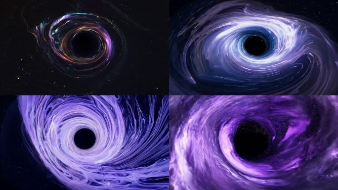 10组宇宙星云、神秘黑洞旋涡素材