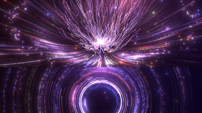 唯美粒子线条背景