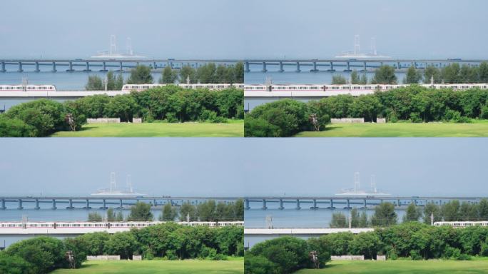 【4K】深中通道深圳地铁11号线沿江高速