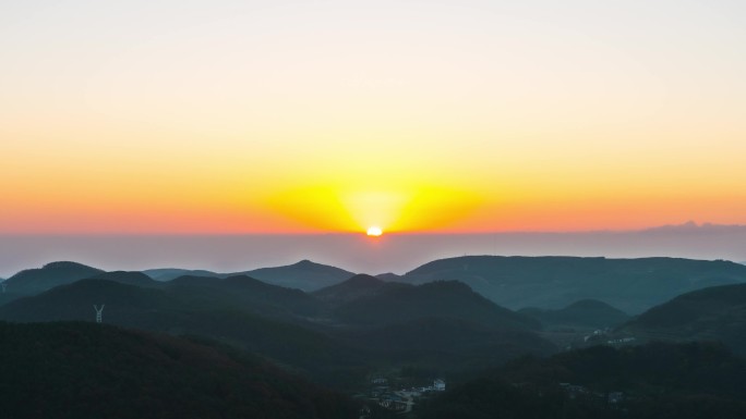 【4K】大气震撼日出延时摄影