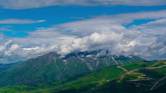 高山云延时  禾木