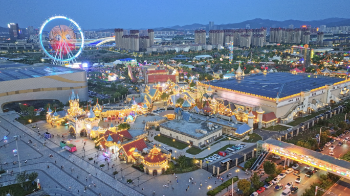 济南融创乐园夜景