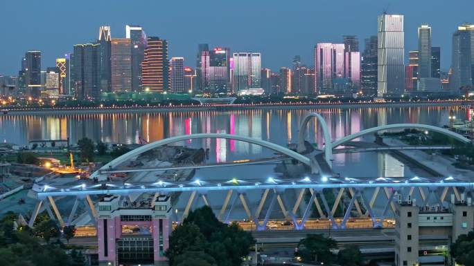 钱江新城江河汇城市夜景