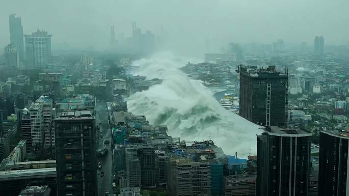 特大洪水海啸灾难