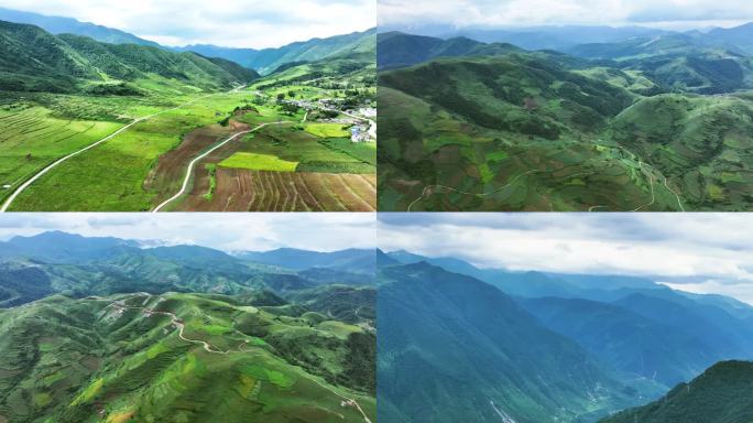 大凉山的山航拍凉山州大山