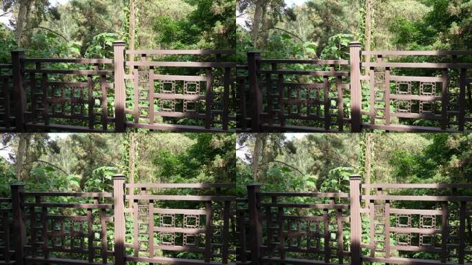 【原创正版素材】风景区旅游步行栈道