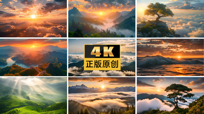日出云海清晨阳光