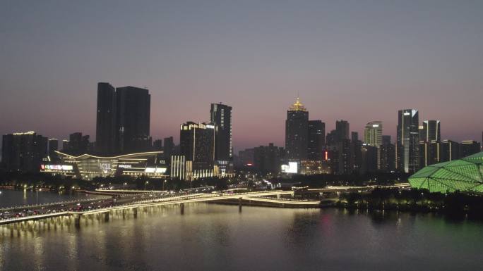 【4K高清灰片】沈阳夜景浑河青年大街