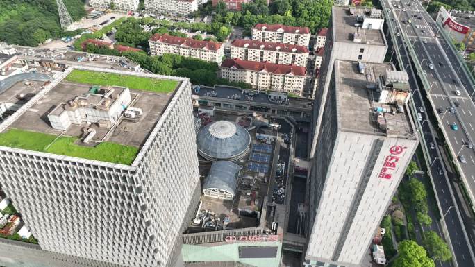 上海宝山万达航拍
