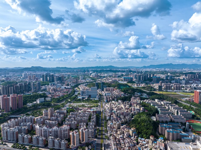 5k航拍延时龙华观澜龙华大道