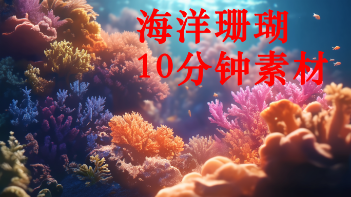 海底珊瑚10分钟合集 各类美丽珊瑚
