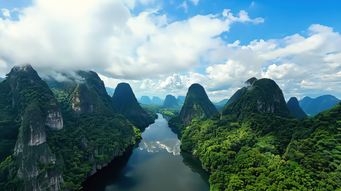 桂林风光桂林山水甲天下